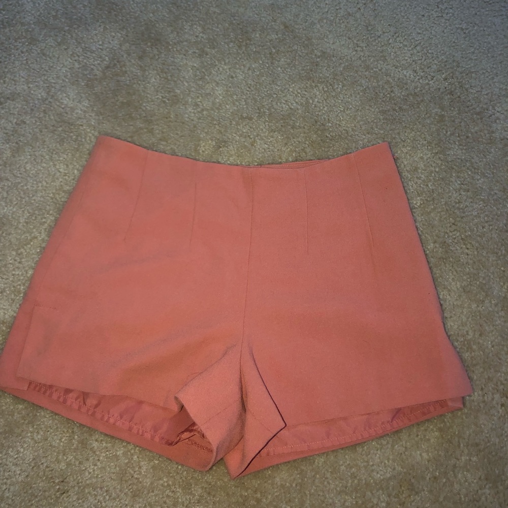 Salmon Forever 21 Highwaisted Shorts